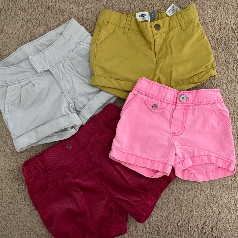 Disney and Carter's Kids' Shorts Set - Pink and Red